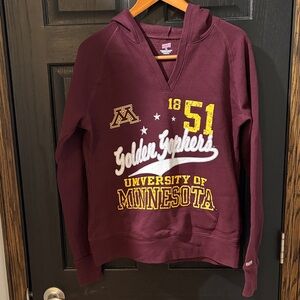Soffe Maroon University of Minnesota Hoodie